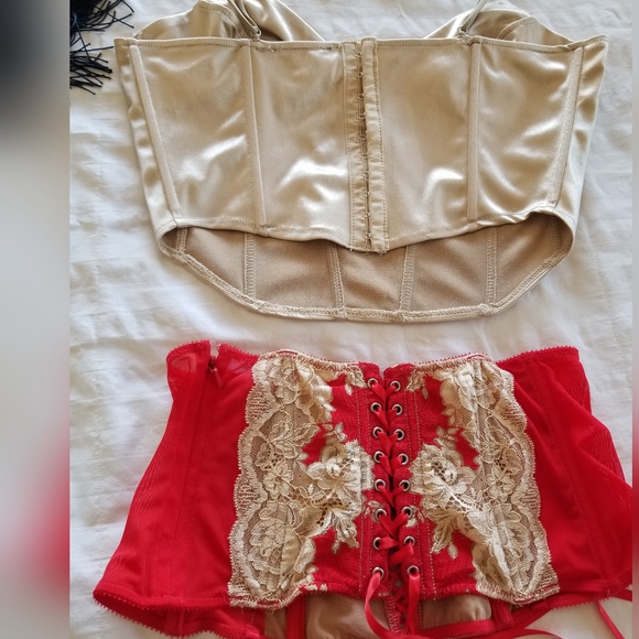 New Victoria's Secret Riley& james corset trainer waist 2 pc medium - Picture 6 of 10